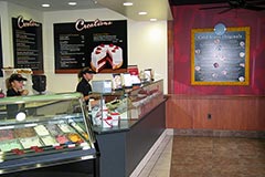 Front retail counter design and construction by Paramount Construction and Contracting