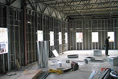 Interior commercial building work